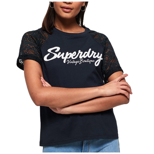 Superdry Γυναικεία κοντομάνικη μπλούζα